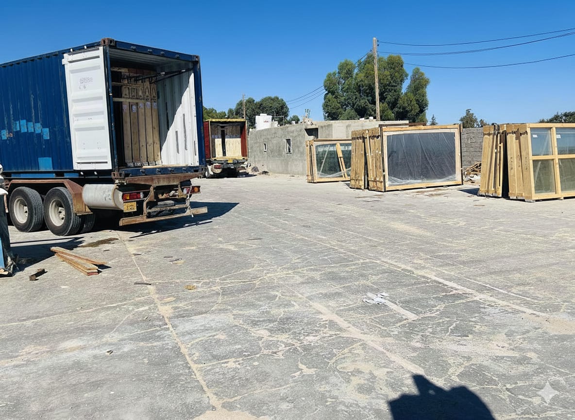 شحن ونقل منتجات المصنع